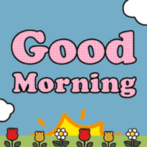 Morning Sunrise Hello Kitty GIF