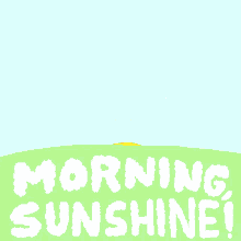 Morning Sunshine Animated Happy Rising Sun GIF
