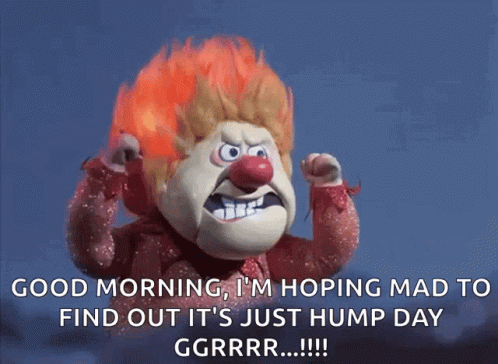 Morning Wednesday Angry Heat Miser GIF