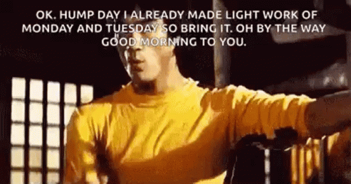 Morning Wednesday Bruce Lee GIF