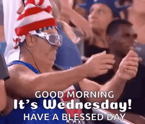 Morning Wednesday Man Clapping His Hands GIF
