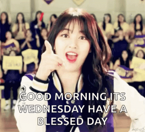 Morning Wednesday Twice Jihyo Cheer Up GIF
