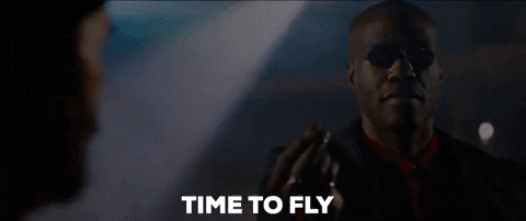 Morpheus Matrix Movie Time To Fly GIF
