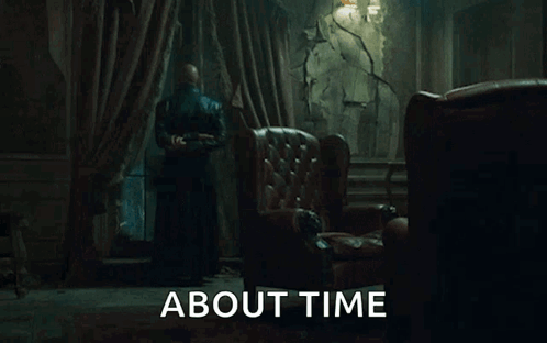 Morpheus Thinking About Time To Kill GIF