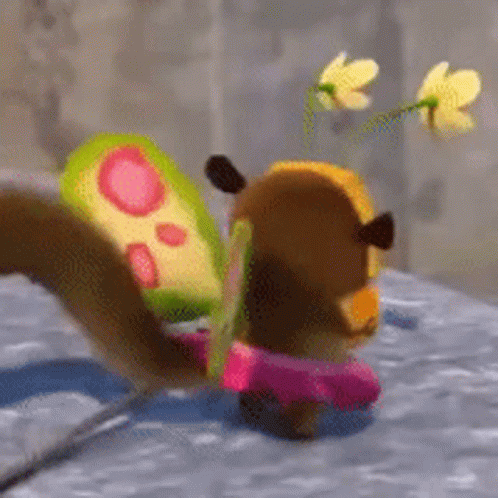 Mort Being A Butterfly GIF