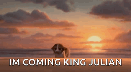Mort Coming For King Julien GIF