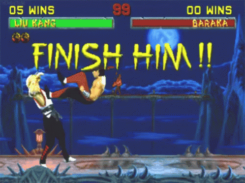 Mortal Kombat Baraka Finish Him GIF
