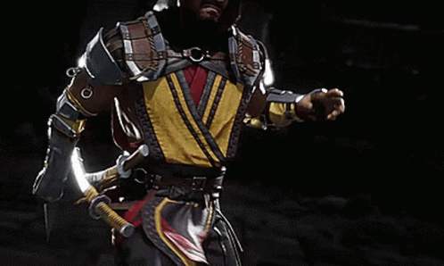 Mortal Kombat Game Scorpion Teddy Bear GIF