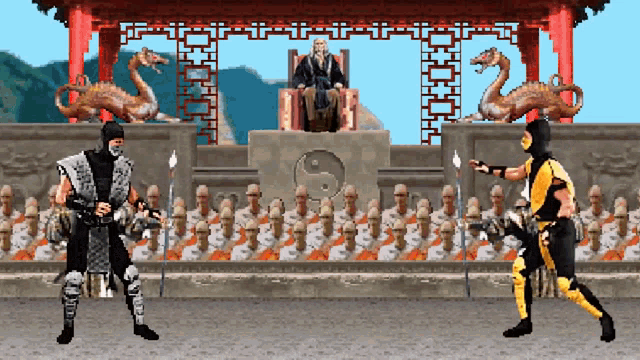 Mortal Kombat Hug Meme GIF