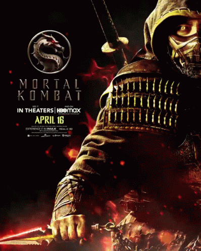 Mortal Kombat Poster with Scorpion