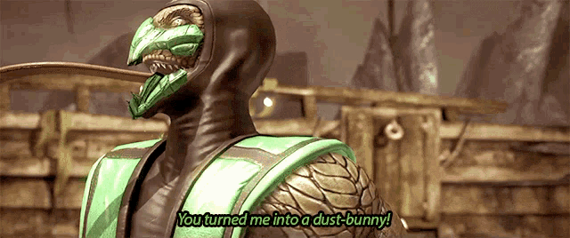 Mortal Kombat Reptile Tongue Out GIF