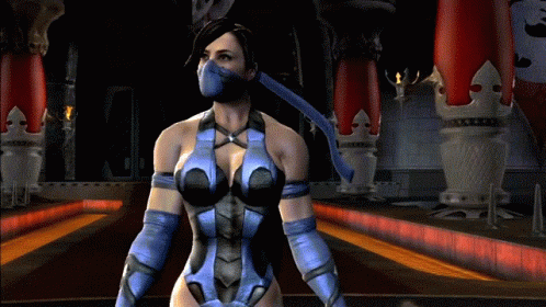 Mortal Kombat Walking Kitana GIF
