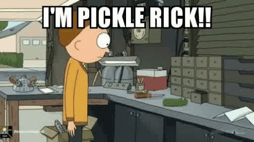 Morty Smith I'm Pickle Rick GIF
