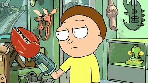 Morty Smith The Claw Hand GIF
