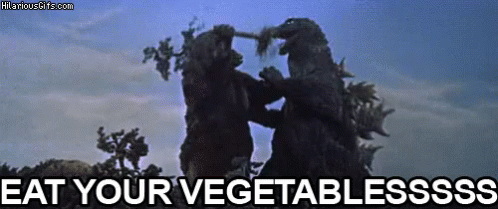 Mosasaurus Eat Your Vegetables GIF