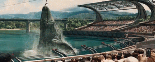 Mosasaurus Feeding Show GIF
