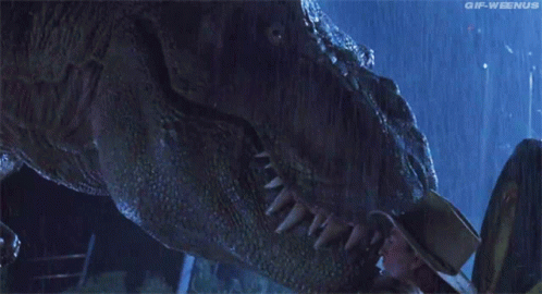 Mosasaurus Kisses Forehead GIF
