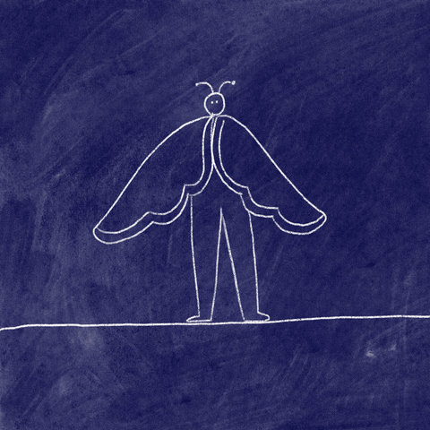 Moth Man Rope Walk GIF