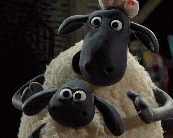 Mother Covering Timmy Ears Shaun The Sheep GIF