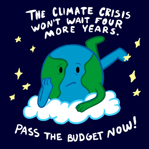Mother Earth Waiting For Budget To Be Passed GIF