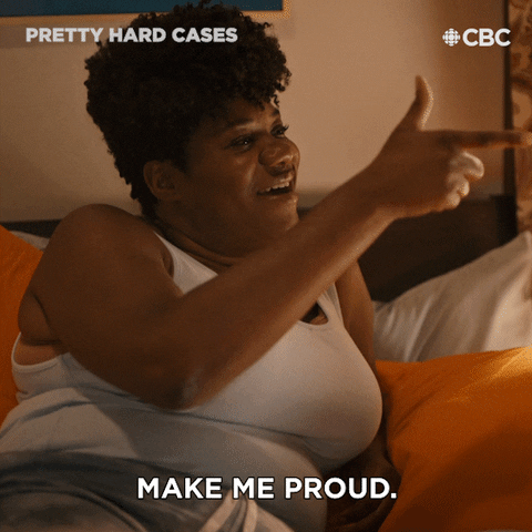 Mother Encourages Kid Make Her Proud GIF
