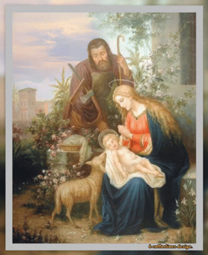 Mother Of God Holy Family Nativity GIF