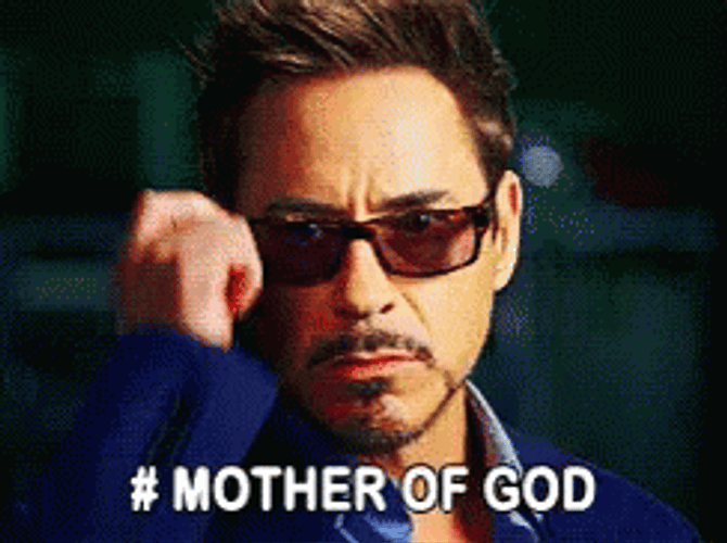 Mother Of God Shocked Robert Downey Jr GIF