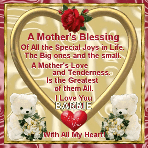 Mother's Blessing Of Life's Joys GIF