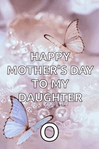 Mother's Day Card With Butterflies