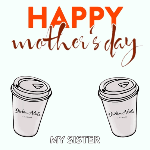 Mother's Day Card With Coffee