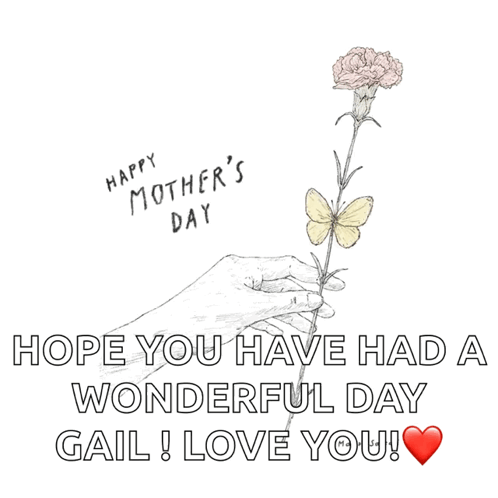 Mother's Day Card With Flower GIF