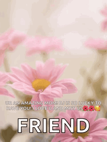 Mother's Day Card With Flowers GIF