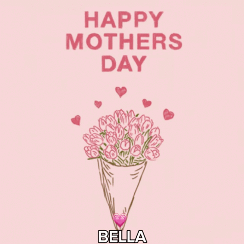 Mother's Day Card With Flowers GIF