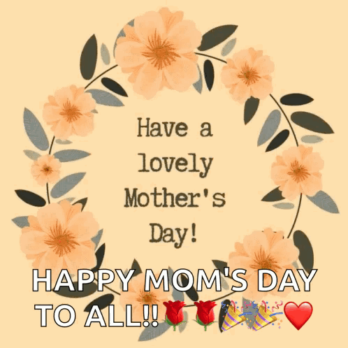 Mother's Day Card With Flowers