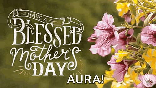 Mother's Day Card With Flowers