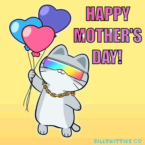 Mother's Day Card With Flowers GIF
