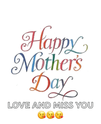 Mother's Day Card With Hearts and Smiley Faces