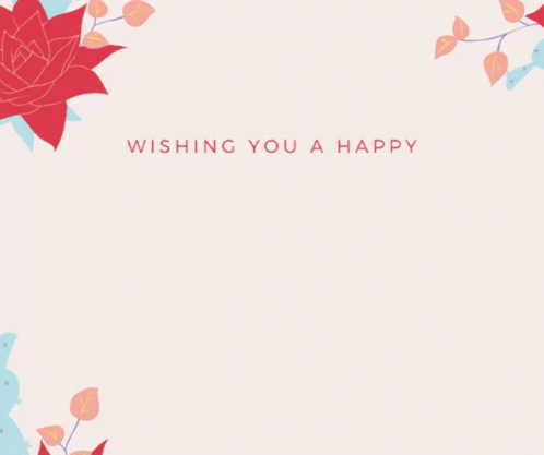 Mother's Day Card with Red Flowers