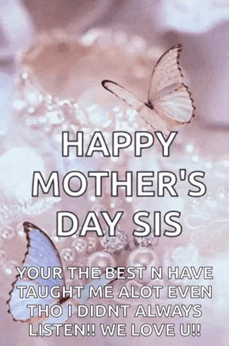 Mother's Day Card With Red Rose