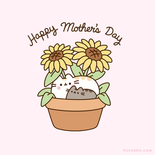 Mother's Day Card With Two Cats