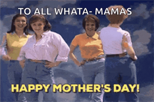 Mother's Day Greeting Card With Dancing Women GIF