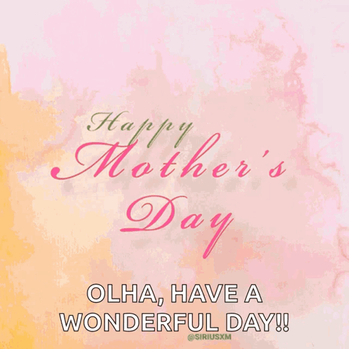 Mother's Day Greeting Card with Flowers