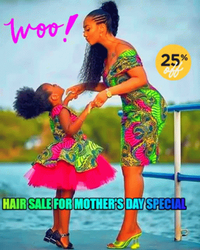 Mother's Day Hair Sale Advertisement
