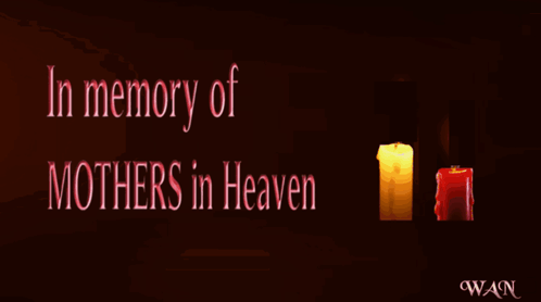 Mother's Day Memorial Candles