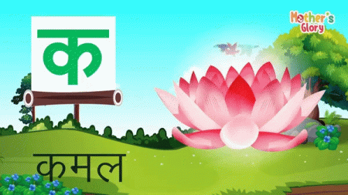 Mother's Glory Poster with Pink Lotus Flower