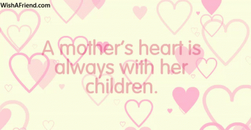 Mother's Heart With Children