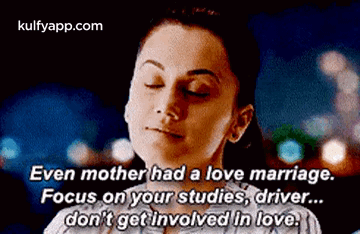 Mother's Love Marriage Focus on Studies
