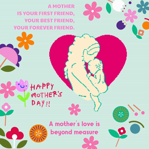 Mother's Love On Mother's Day Card GIF