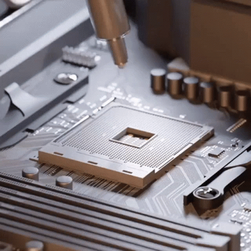 Motherboard Bronze Thermal Paste GIF