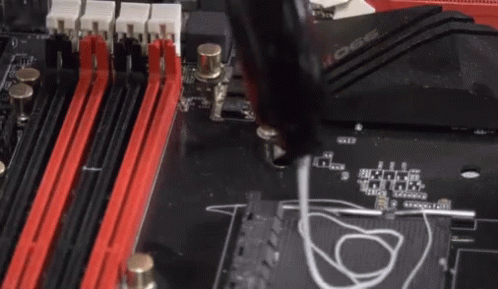 Motherboard Thermal Paste Swirl GIF